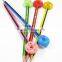 Hot sales custom design rubber pencil topper/ soft PVC pen topper