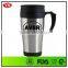 Metal Type Insulated Stainless Steel Thermal Mug for Coffee 14 Ounce