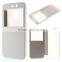 Window View Brushed Leather Folio Case for HTC One M9