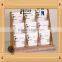 FSC&SA8000 Super quality wooden menu holder,wooden business card holder