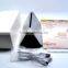 Portable Menu power bank 10000mah LED Light Brushed Aluminum Backup Battery