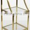 steel plate glass storage rack shelves