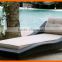 Poolside Wicker Sun Bed Lounge Rattan Garden Furniture