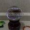 Lovely open smile stone amethyst laughing crystal geode ball