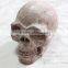 Stone skull carved,natural carved stone skull