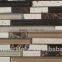 glass stone strip mosaic and glass mosaic tile mix (crystal glass )