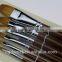 6pcs bristle hair painting brush gouache watercolor oils acrylic paint brushes drawing tool art supplies art sets