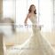 Romantic Sexy Mermaid Wedding Dresses 2016 Graceful Lace Tiered Ruffles Beaded Sweetheart Court Train Bridal Gowns ML021