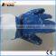 BSSAFETY Short blue nitrile coated water proof and oil resistant working loves
