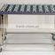 JY-2047|360 degree swivel roller track|Dual-in-line logistic conveyor|Heavy duty slide rail chain