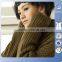 2016 Long sleeves dark brown plain formal knit sweaters