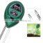 Soil Tester Moisture Detector Soil Moisture Meter 3-in-1 Soil Tester For Home & Garden