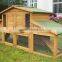Cheap price waterproof commercial wooden rabbit cages for sale