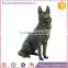 Home ornament polyresin german shepherd statue