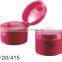 plastic spout and flip top cap ,pp flip top cap 20/410 17/415