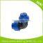 pp compression pipe fitting water fluid quick reducing tee pipe fitting for irrigation