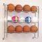 customized detachable wheeled basketball display stand