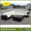 Outdoor L shape sofa set rattan outdoor furniture