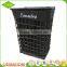 High quality wickerwork big laundry basket with lid