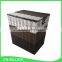 Plastic material cheap pp woven baskets with lids