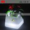 decorative plant pots indoor with lighting, Glow led bright color flower pot