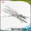 NBRSC 15 inch 10PCS Stainless Steel BBQ UTENSIL Skewers Barbeque Kabob Needle Fork