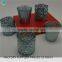 crackle glass votive candle holders