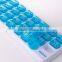 Useful plastic cute pill box bins month/plastic pill case pill organizer/pill Use and tablet box