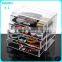 Hot sale clear plastic plexiglass makeup organizer & large makeup organizer storage box & cosmetic makeup organizer