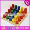 2017 New design preschool blocks wooden montessori infant toys W12F012