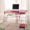single colorful glass staples computer desk