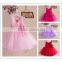 2015 Free shipping sleeveless flower girl dancing dress party baby girl christening dress kids baby birthday Christmas dresses