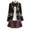 Girl's Formal Felt School Uniform Blazer With Skirt/School Jacket