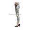 direct factory skinny spandex/cotton printed jean pants for girls