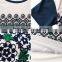 Trendy design fancy print long sleeve mexican clothing pictures of girls cotton tops