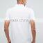 Latest Custom Short Sleeve Cut And Sew Panel White Grey Contrast Design Men's 100% Cotton Jersey Casual Polo Shirt