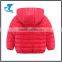 Red Kids Winter Down Feather Coats