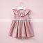 Boutique Kids Clothing Wholesale Baby Girls Party Dresses Girl Cotton Stripe Sleeveless Princess Dress