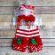 Baby Ruffle Flower Legging Warmers Christmas Stripe Baby Kids Leg Warmer