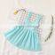 Girls Fancy Cotton Dress Style Fashion Boutique Girl Dress Clothing Halter Clothing