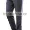 Breathable 100% cotton soft sports pants with stripe