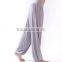 OEM bulking buy closed bottom polyester/cotton yarn custom women yoga pants wholesale