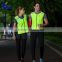 Unique flashing reflective running vest with LED lights