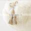 Fashionable Double Zip Closure Faux Fur Flap Ladies' Pattern Leather Handbag at Low Price Pink