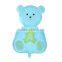 Aluminium Foil Balloons Party Decoration Bear Blue Message "It's A Boy" Pattern