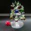 unique crystal apple tree have 10 pcs applefor wedding gift and home decoration