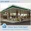 Best Design Hot Dip Galvanized Steel Structure Gas Station With Ceiling Panel