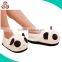 new models plush panda slippers woman slipper factory