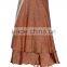 Indian Vintage Silk Sari Wrap around Skirts