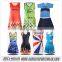 sublimated custom colorfull netball dress